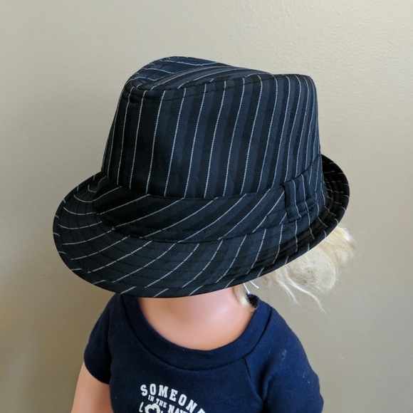 infant white fedora hat